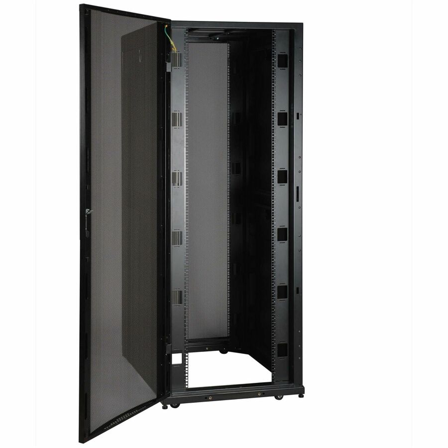 Eaton Tripp Lite Series SmartRack 48U Standard-Depth Extra-Wide Rack Enclosure Cabinet, Doors and Side Panels Included
