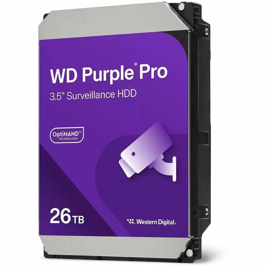 Western WD Purple Pro WD260PURP 26 TB Hard Drive - 3.5" Internal - SATA - Conventional Magnetic Recording (CMR) Method