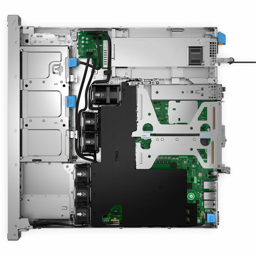 Dell PowerEdge R260 1U Rack-mountable Server - 1 x Intel Xeon E-2434 3.40 GHz - 16 GB RAM - 480 GB SSD - 12Gb/s SAS,