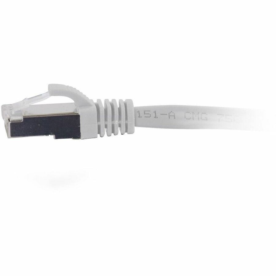 Legrand C2G 25ft (7.6m) Cat6a Snagless Shielded (STP) Ethernet Network Patch Cable - White