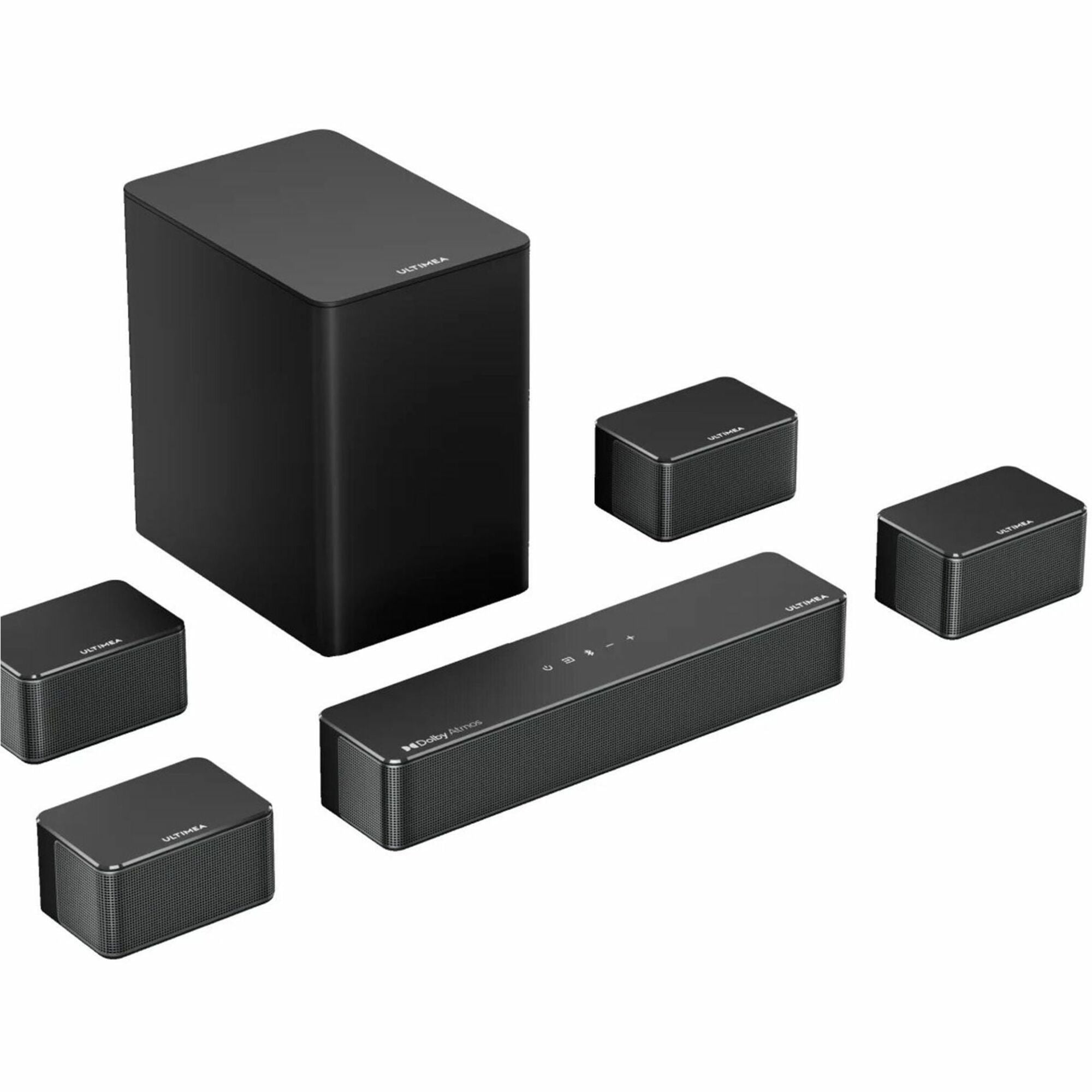 ULTIMEA Poseidon U2620 7.1 Bluetooth Sound Bar Speaker - 460 W RMS - Black