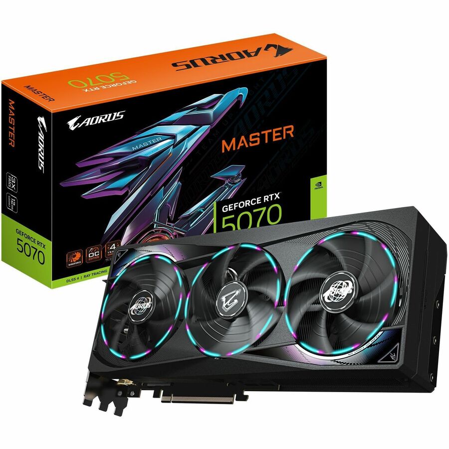 GIGABYTE Aorus NVIDIA GeForce RTX 5070 Graphic Card - 12 GB GDDR7