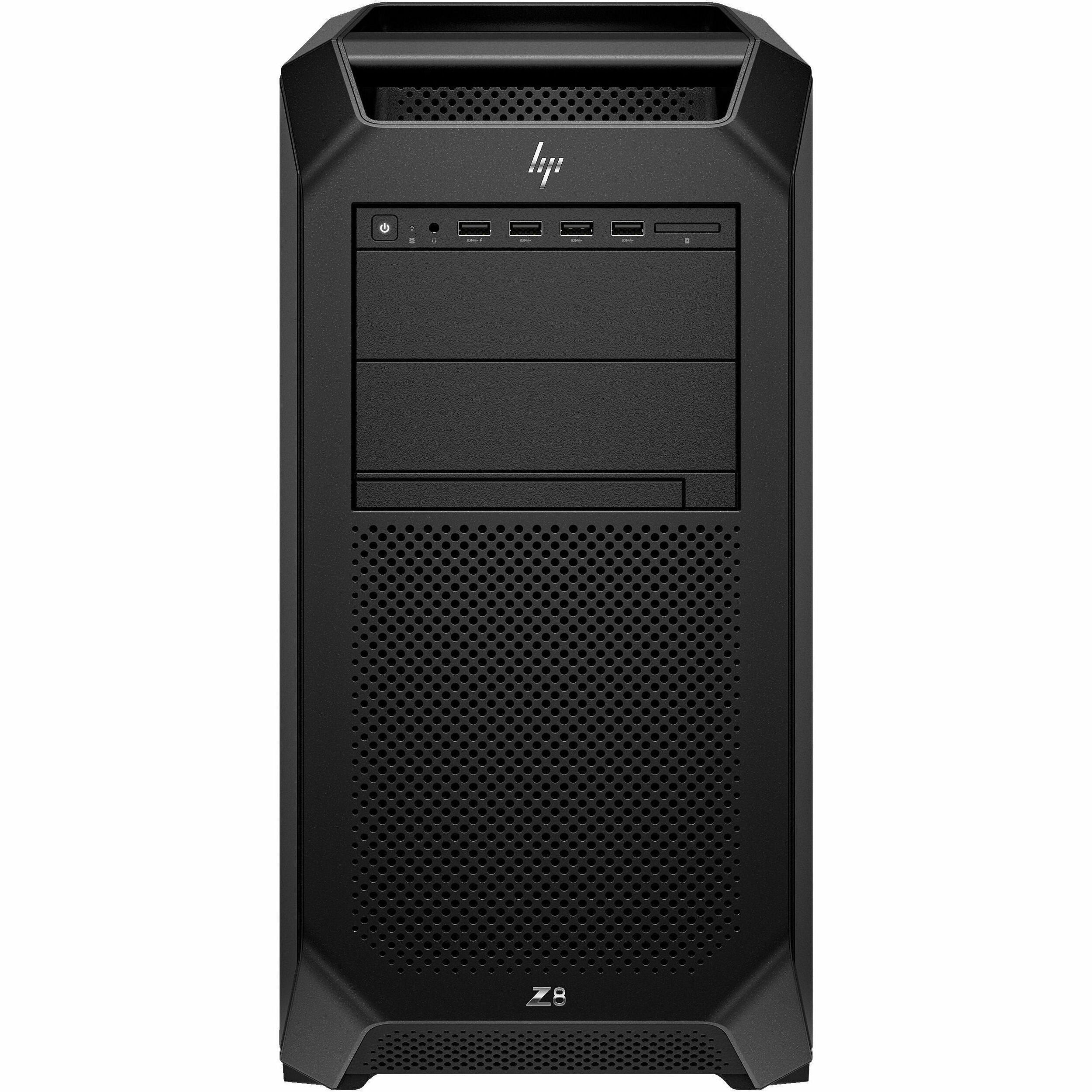 HP Z8 G5 Workstation - Intel Xeon Silver 4514Y - 64 GB - 512 GB SSD - Tower - Black