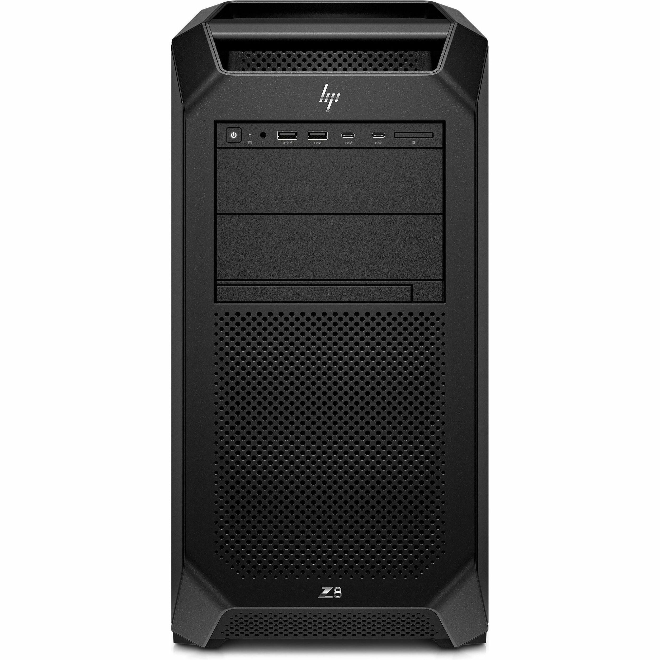 HP Z8 Fury G5 Workstation - 1 x Intel Xeon w7-3545 - 16 GB - 512 GB SSD - Tower - Black