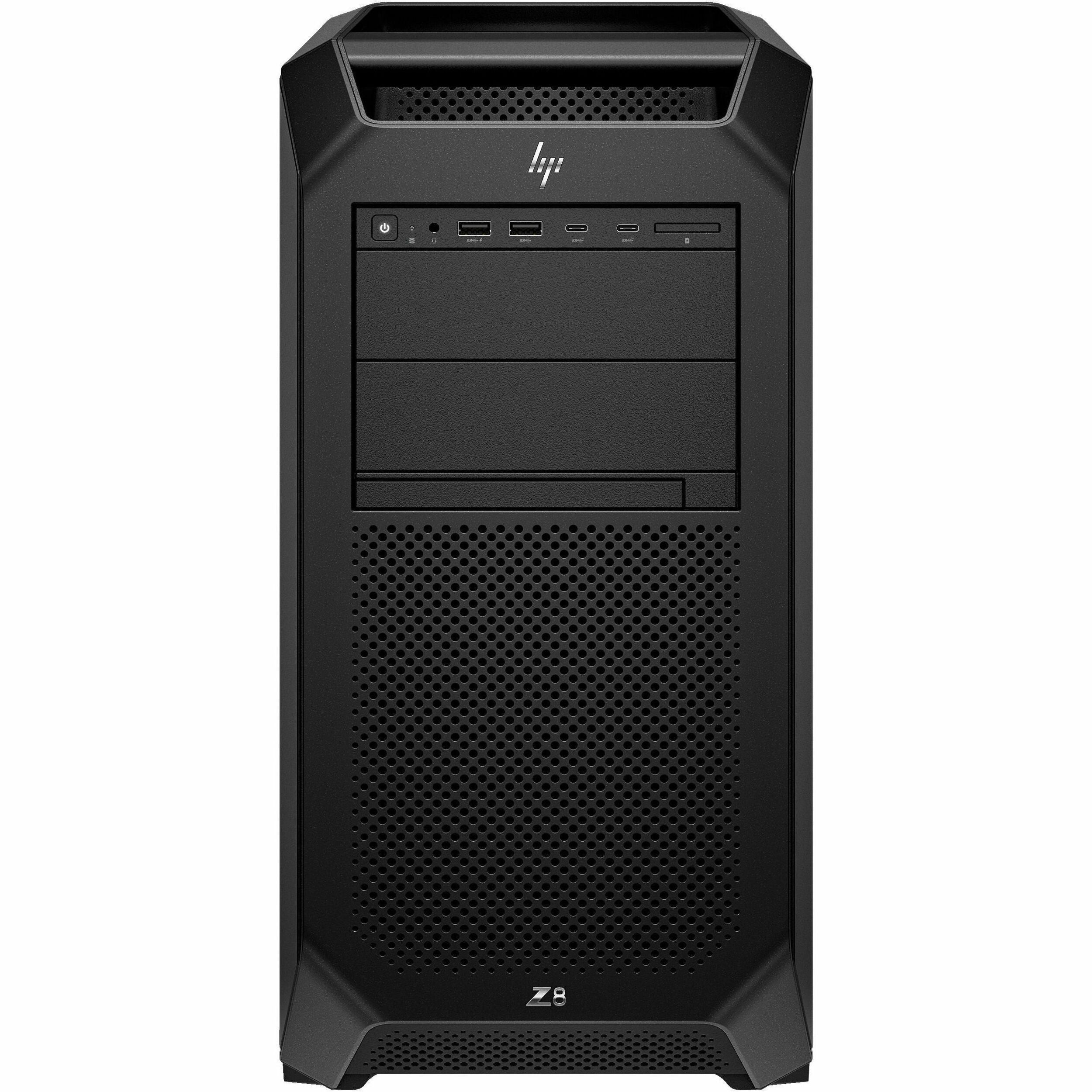 HP Z8 Fury G5 Workstation - 1 x Intel Xeon w7-3545 - 16 GB - 512 GB SSD - Tower - Black