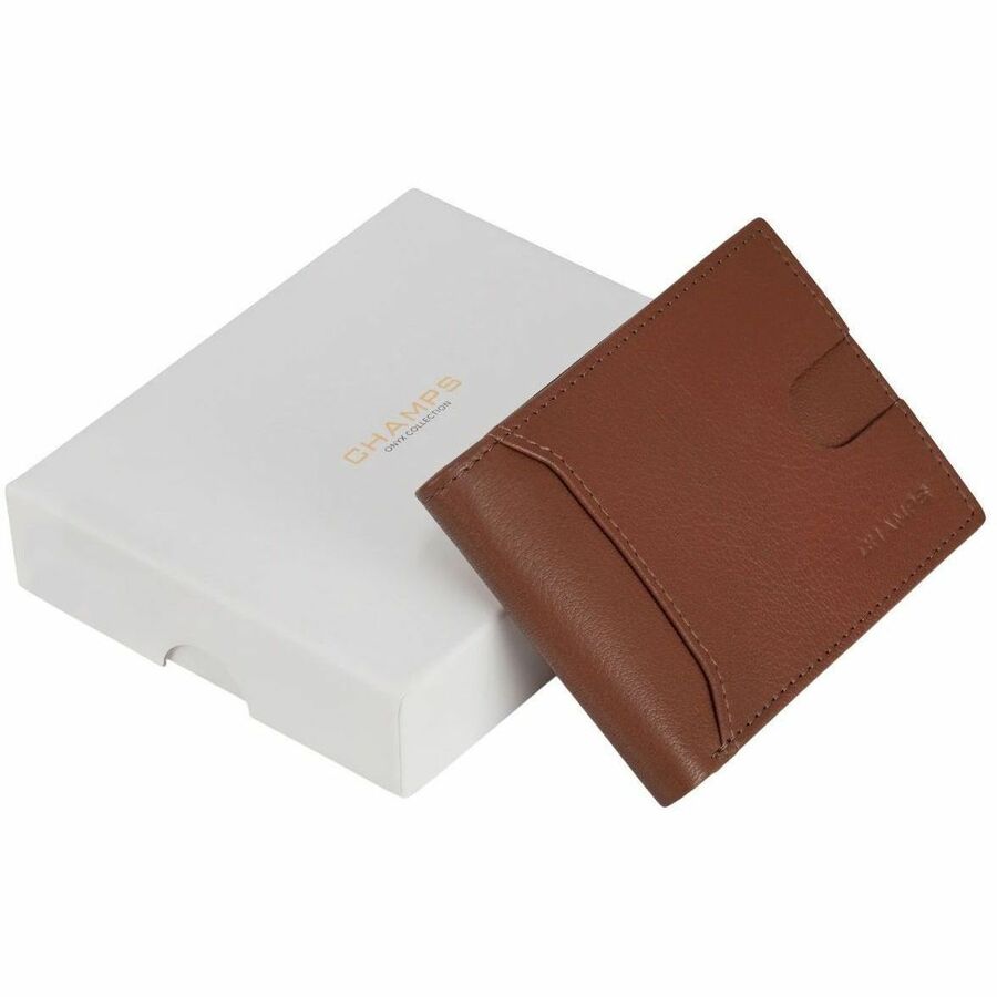 Champs OB-506-BROWN, 3.88 oz, RFID Resistant