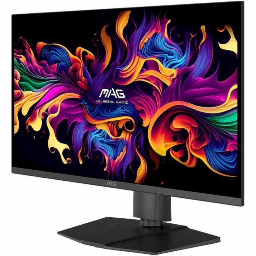 MAG 273QP QD-OLED X24 Flat Gaming Monitor; 27" Screen; Metallic Black;  QD-OLED Penel; 2560 x 1440 QHD Resolution; Adaptive Sync, True Black HDR 400; Glare with narrow bezel; 240Hz Refresh Rate; Tilt, Swivel, Height and Pivot Adjustable