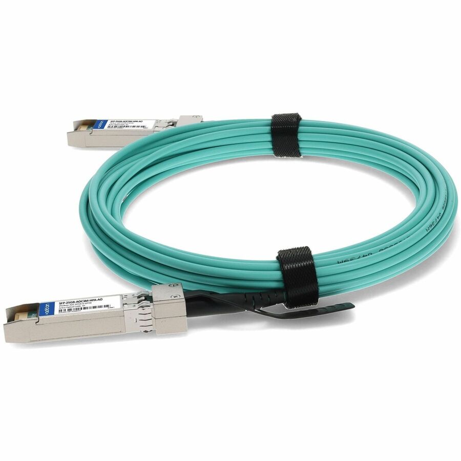 AddOn HP Compatible TAA 25GBase-AOC SFP28 Active Optical Cable (850nm, MMF, 3m)