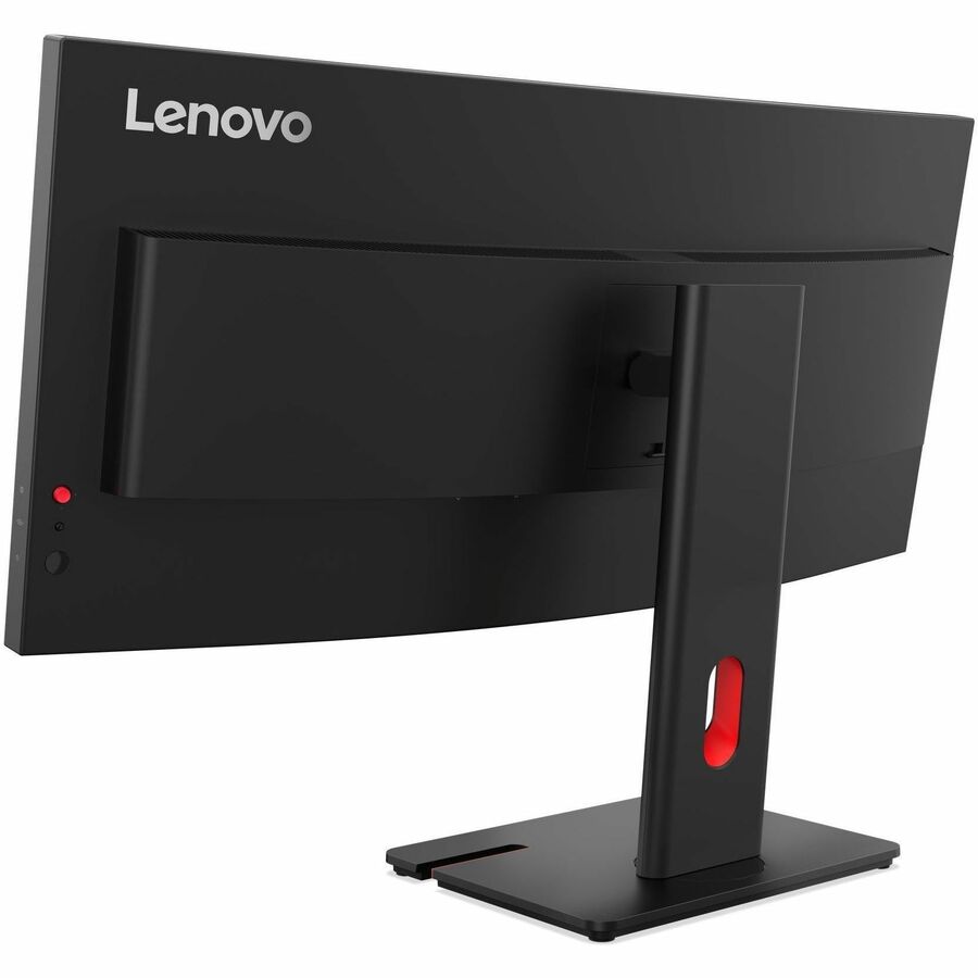Lenovo ThinkVision T34WD-40 34" Class UW-QHD Curved Screen LED Monitor - 21:9 - Eclipse Black