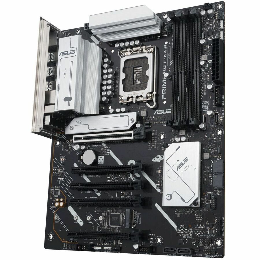 Asus Prime B860-PLUS WIFI-CSM Desktop Motherboard - Intel B860 Chipset - Socket LGA-1851 - ATX