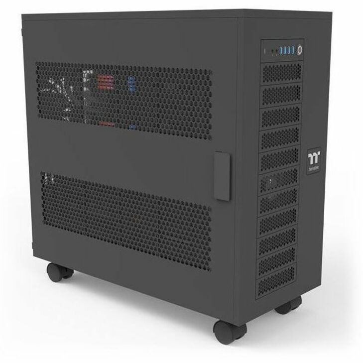 Thermaltake AX700 Super Tower Chassis, Black, Supports XL-ATX motherboard to provide a significant number of PCI slots, 1 x USB 3.2 (Gen 2) Type C