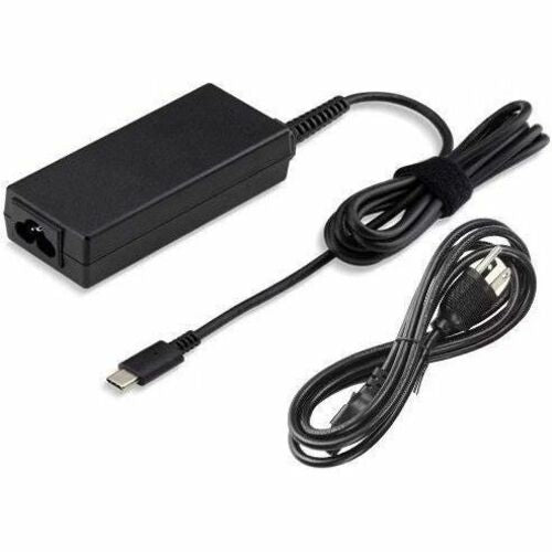 Acer APS024 65W AC Adapter, Black, Up to 65 W maximum power output, USB Type-C interface provides a quick