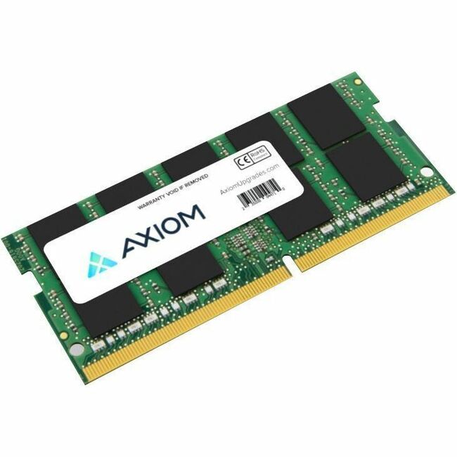Axiom 32GB DDR4-2666 ECC SODIMM TAA Compliant, 16GB, 260-pin, rf, 2666 m, 32 GB