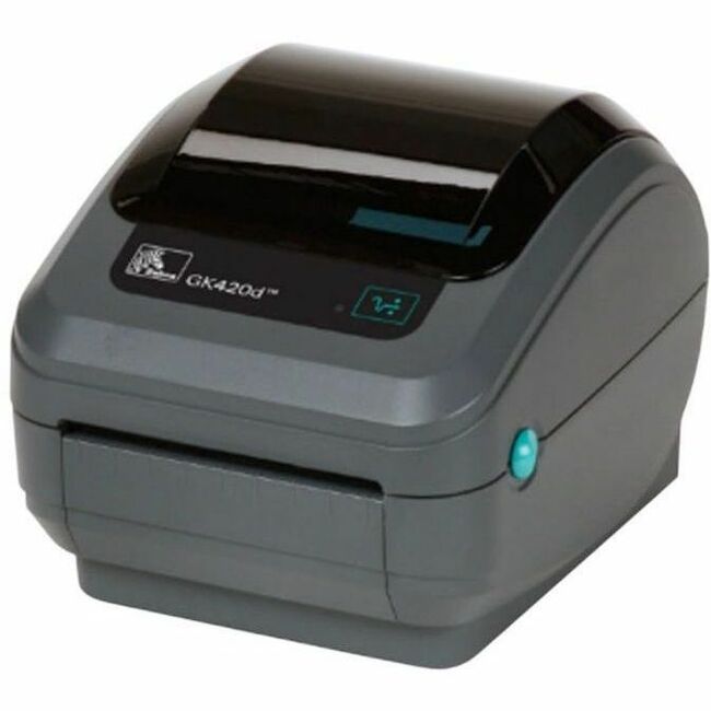 Zebra GK420d Desktop Direct Thermal Printer - Monochrome - Label Print - Fast Ethernet - USB
