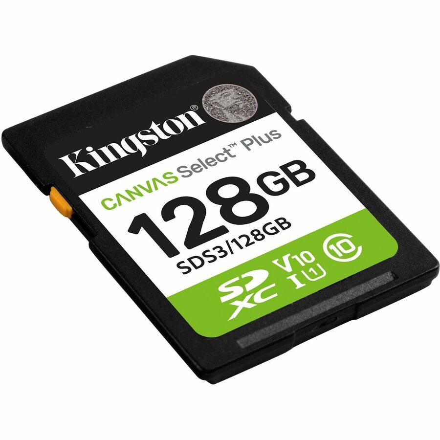 Kingston Canvas Select Plus 128 GB Class 10/UHS-I (U1) V10 SDXC - 1