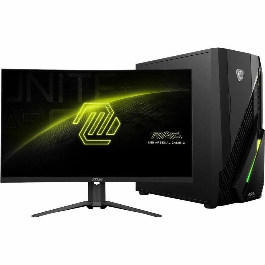 MSI MAG 321CQF E18 32" Class WQHD Curved Screen Gaming LCD Monitor - 16:9 - Black
