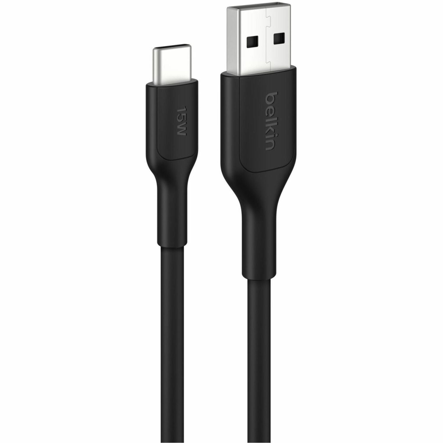 Belkin BoostCharge USB-A to USB-C Cable 15W, 9.8ft/3m, Black