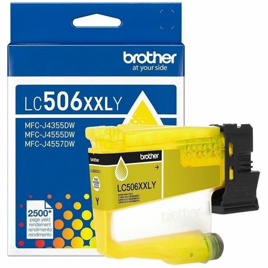 Brother LC506XXLY Original Super High Yield Inkjet Ink Cartridge - Yellow - 1 Each