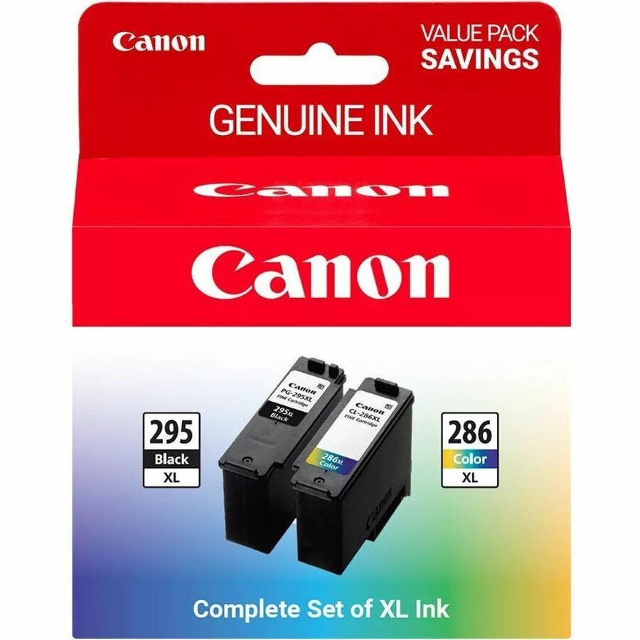 Canon PG-295XL/CL-286XL Original Inkjet Ink Cartridge - Value Pack - Black, Color Pack