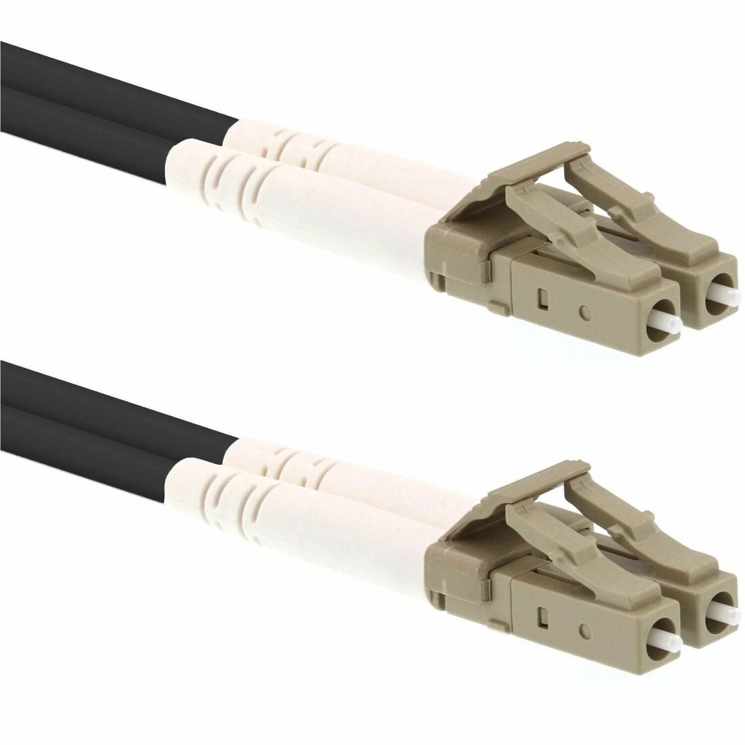 Axiom LC/LC 10G Multimode Duplex OM3 50/125 Fiber Optic Cable 1m (Black)