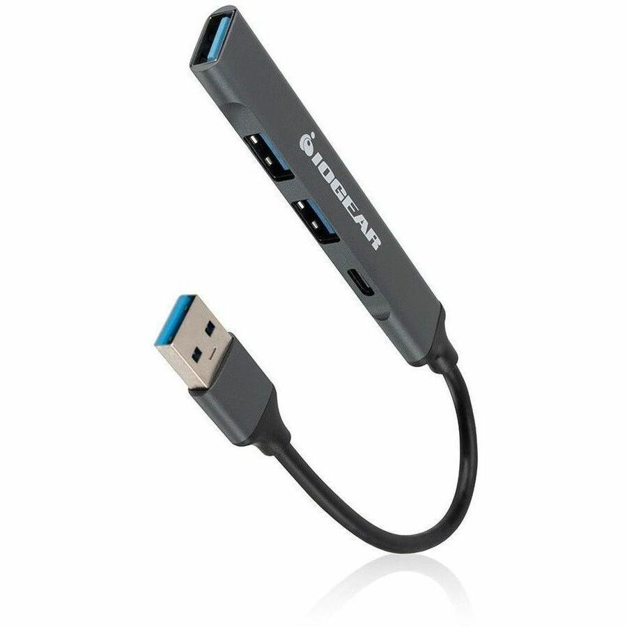 IOGEAR USB-A Multiport Hub, Compact and Portable: Easily add extra ports to your laptop or desktop without taking up much space., Expand Your Connectivity: Add four extra USB ports to your computer: 1x USB-A 3.0 2x USB-A 2.01x USB-C 2.0