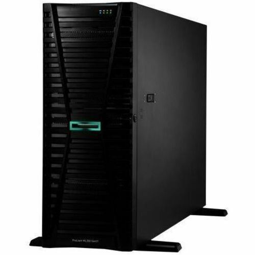 HPE ProLiant ML350 G11 4U Tower Server - 1 x Intel Xeon Silver 4510 2.40 GHz - 32 GB RAM - 16 TB HDD - (2 x 8TB) HDD Configuration - Serial ATA/600, 12Gb/s SAS, NVMe Controller