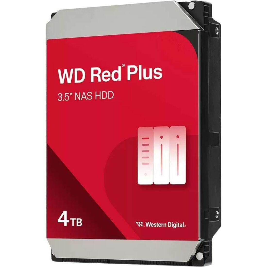 WD Red Plus WD40EFZZ 4 TB Hard Drive - 3.5" Internal - SATA - Conventional Magnetic Recording (CMR) Method
