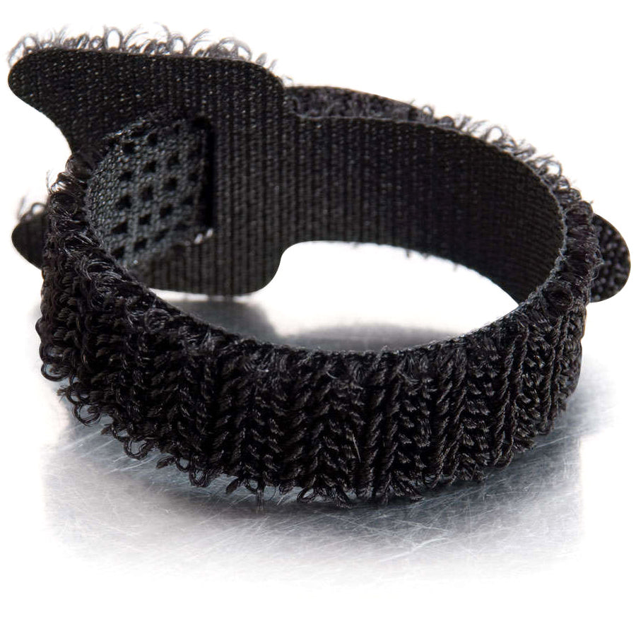 Legrand C2G 6in Hook-and-Loop Cable Management Wrapes - Multipack (12 Pack) - Black