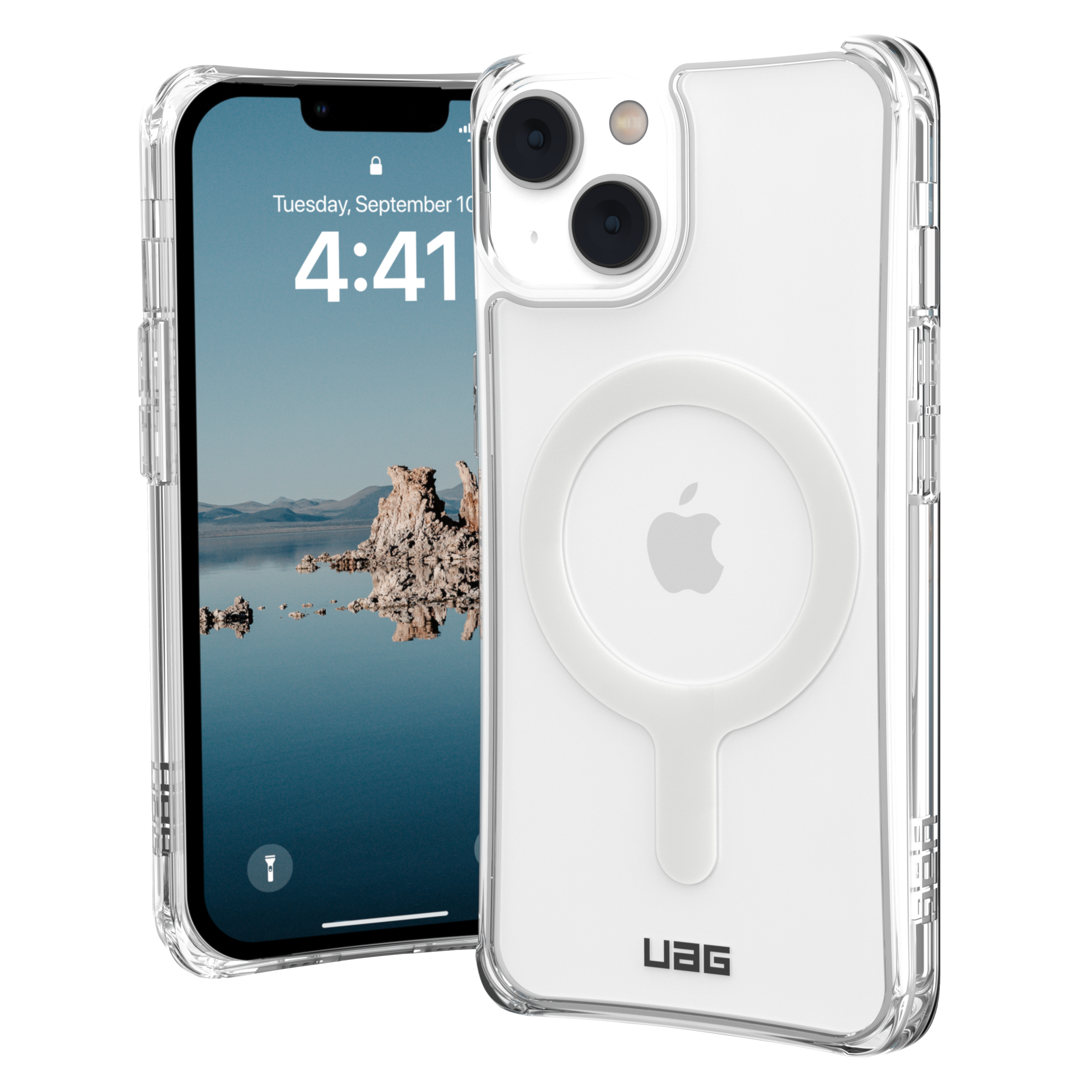Urban Armor Gear Uag - Plyo Magsafe Case For Apple Iphone 14 / 13 - Ice