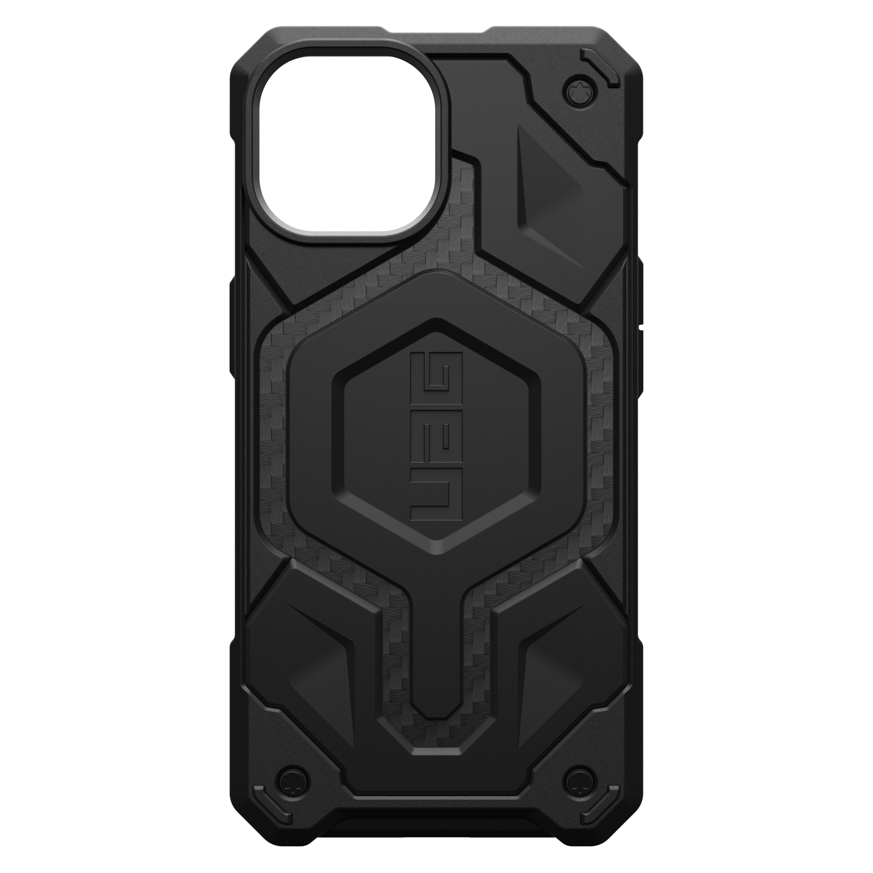 Urban Armor Gear Uag - Monarch Pro Magsafe Case For Apple Iphone 15 - Carbon Fiber