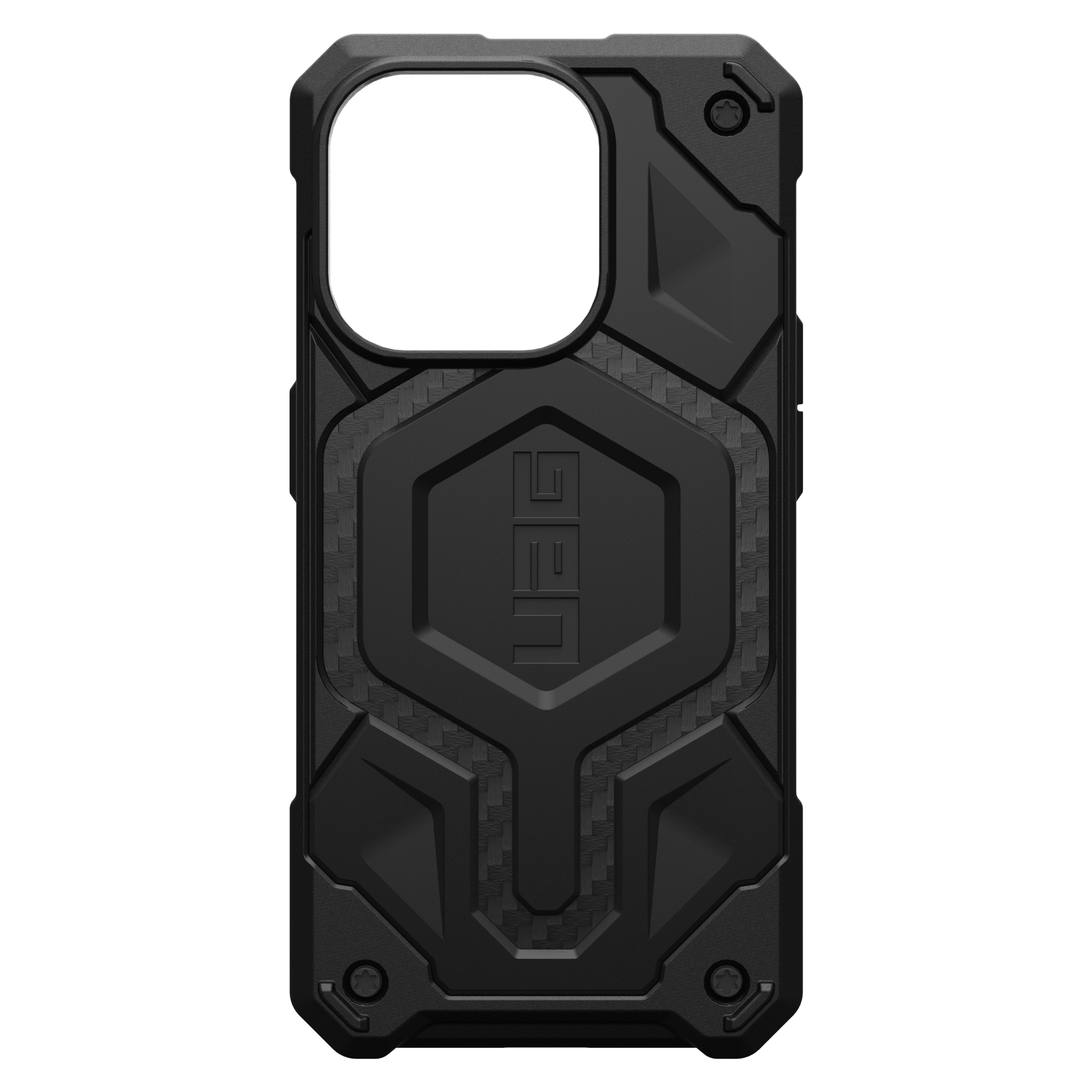 Urban Armor Gear Uag - Monarch Pro Magsafe Case For Apple Iphone 15 Pro - Carbon Fiber