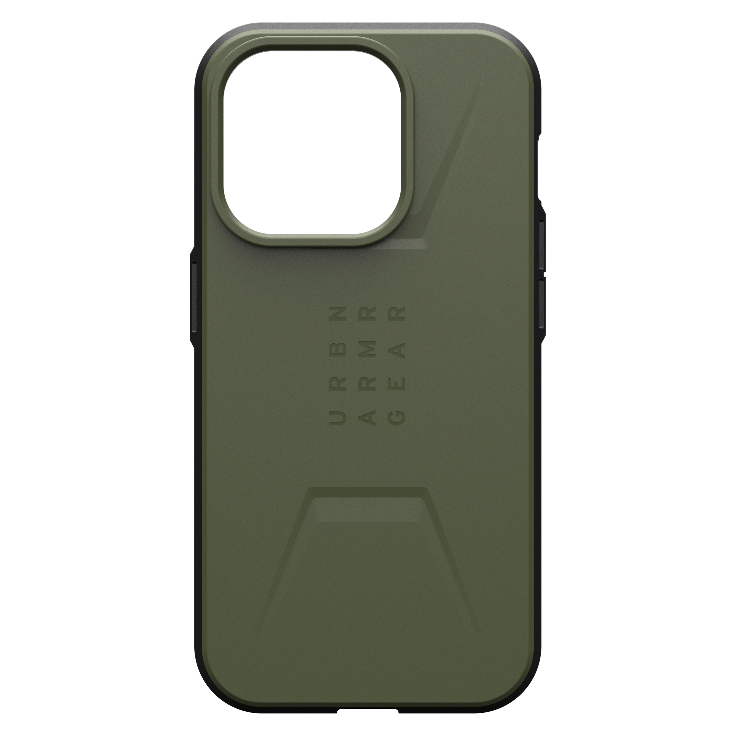 Urban Armor Gear Uag - Civilian Magsafe Case For Apple Iphone 15 Pro - Olive Drab