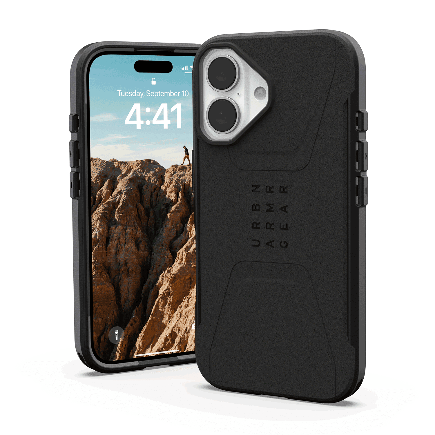 Urban Armor Gear Uag - Civilian Magsafe Case For Apple Iphone 16 - Black