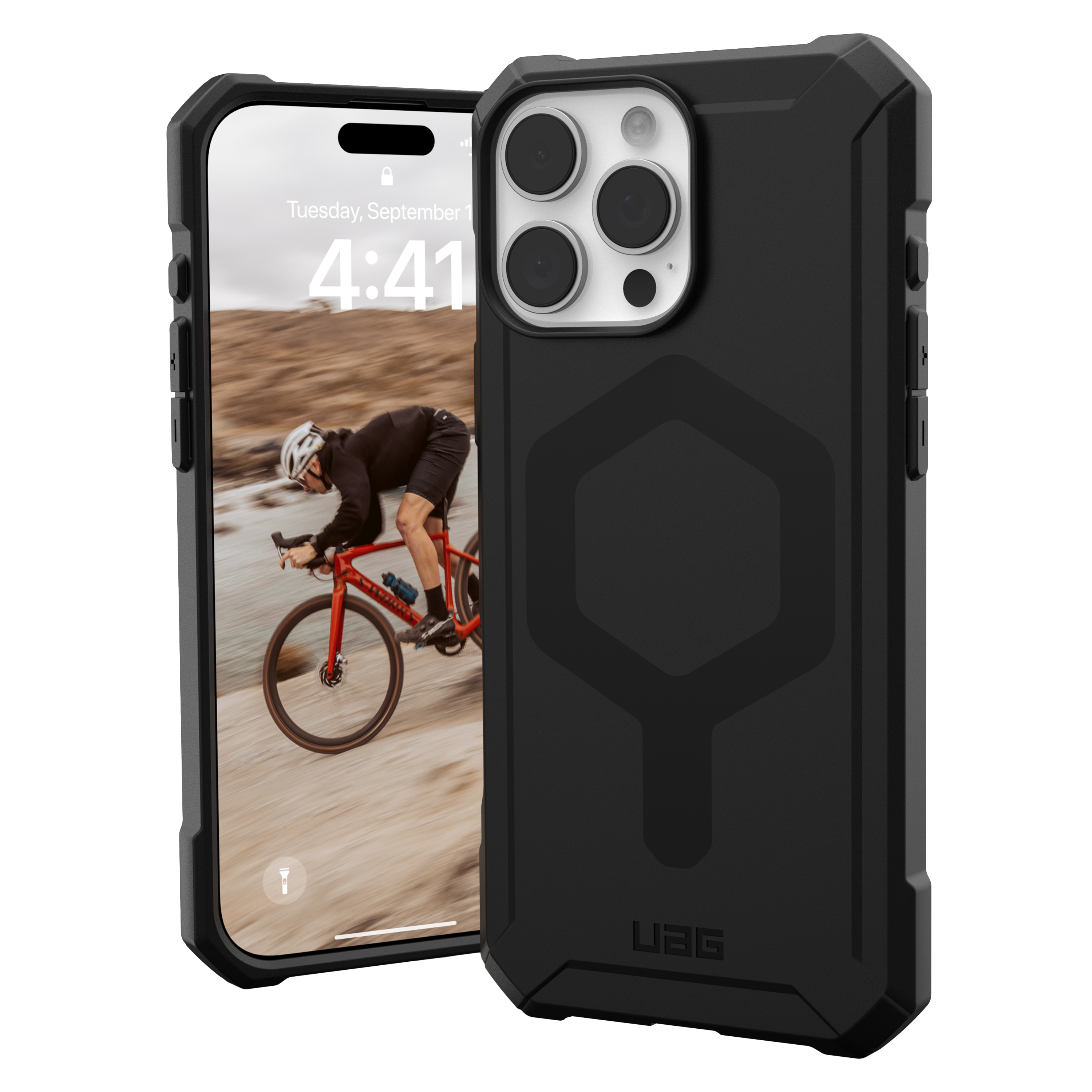 Urban Armor Gear Uag - Essential Armor Magsafe Case For Apple Iphone 16 Pro Max - Black