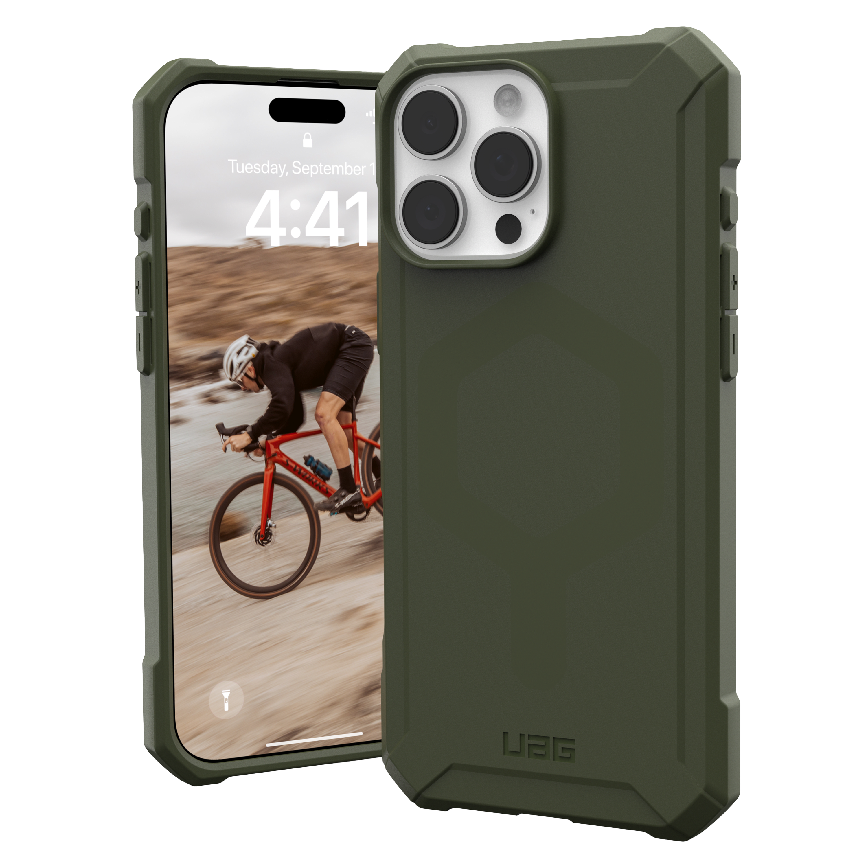 Urban Armor Gear Uag - Essential Armor Magsafe Case For Apple Iphone 16 Pro Max - Olive Drab