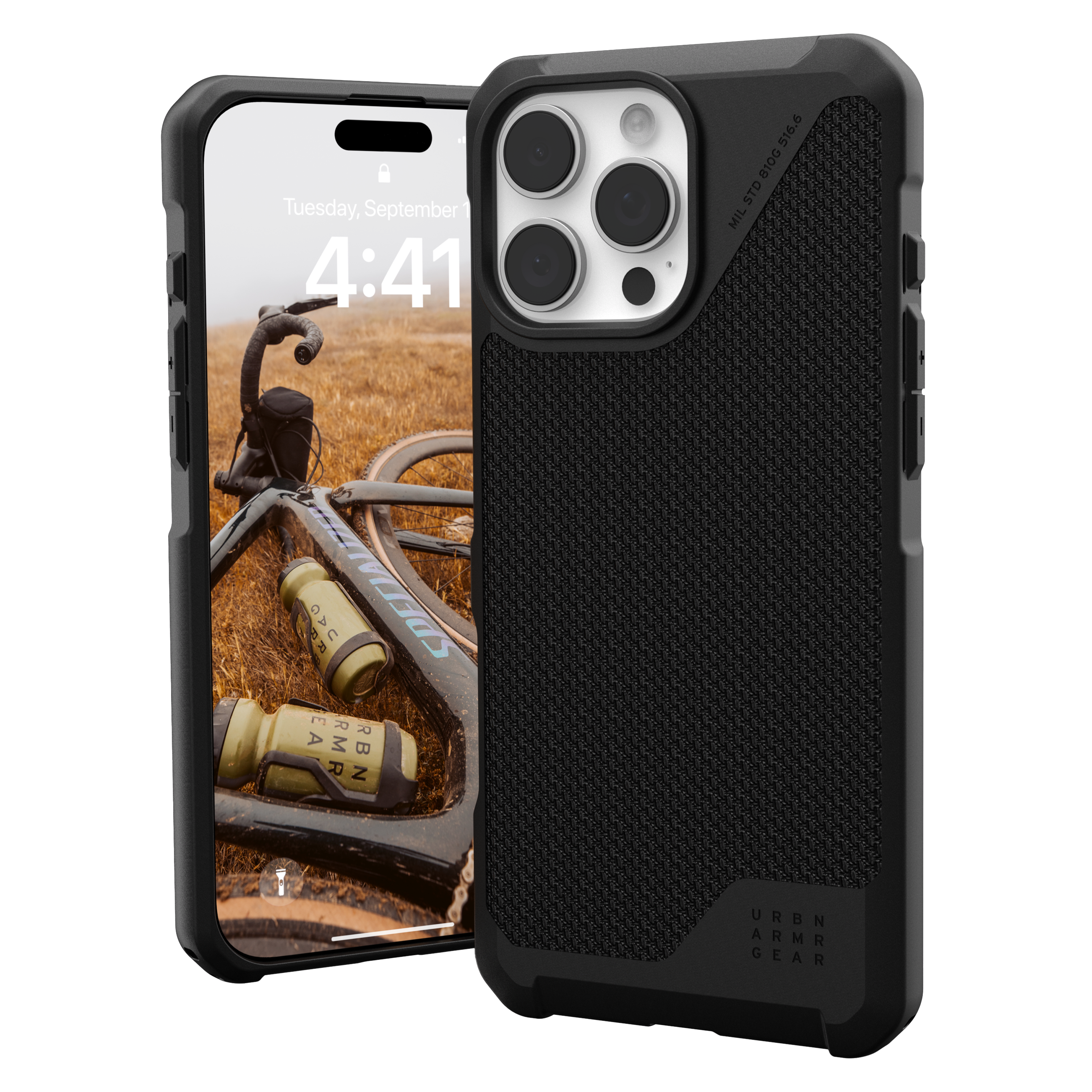Urban Armor Gear Uag - Metropolis Lt Magsafe Case For Apple Iphone 16 Pro Max - Kevlar Black