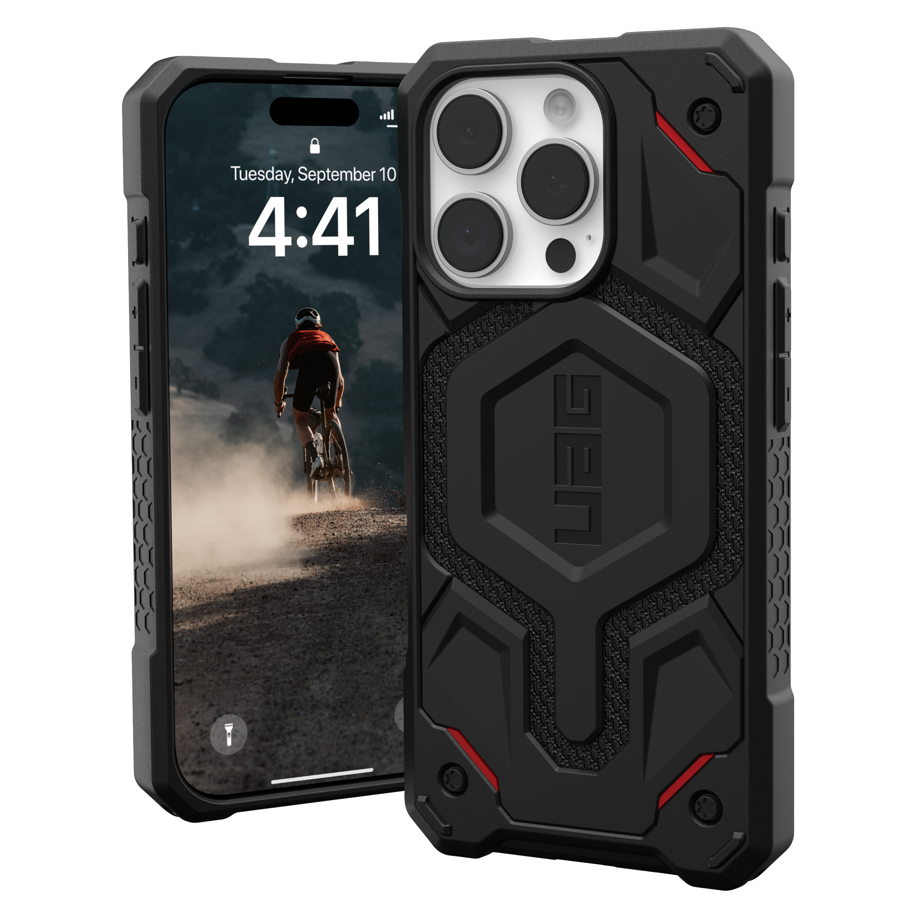 Urban Armor Gear Uag - Monarch Pro Magsafe Case For Apple Iphone 16 Pro - Kevlar Black