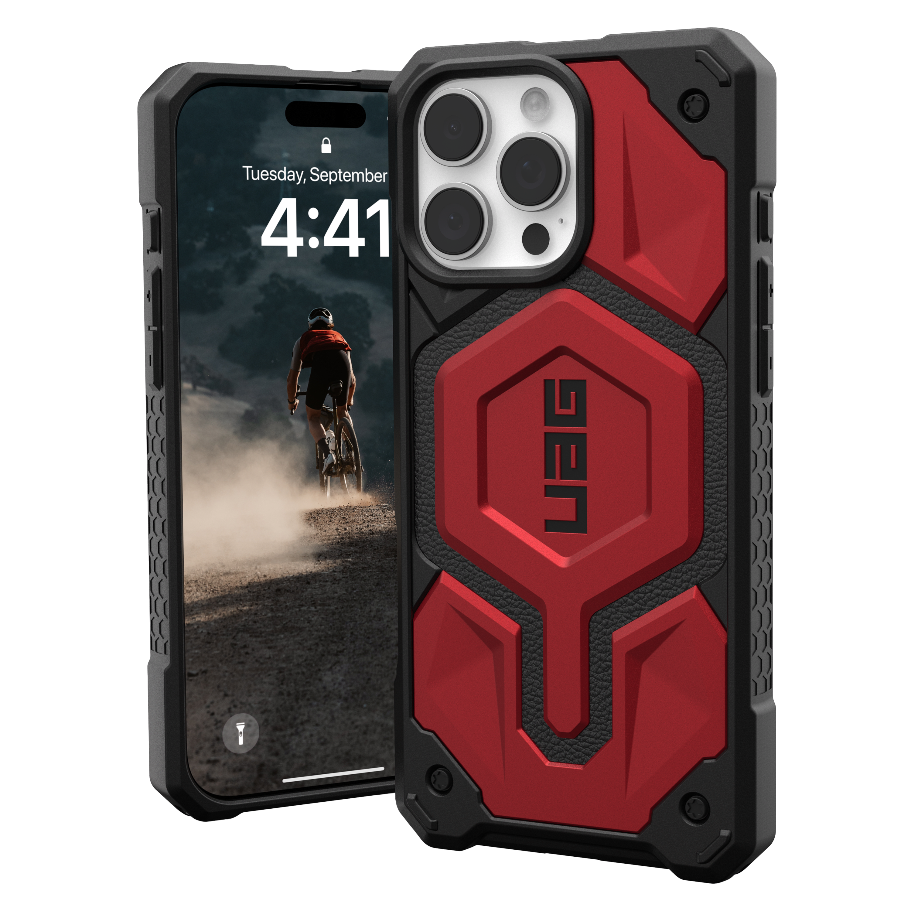 Urban Armor Gear Uag - Monarch Pro Magsafe Case For Apple Iphone 16 Pro Max - Crimson