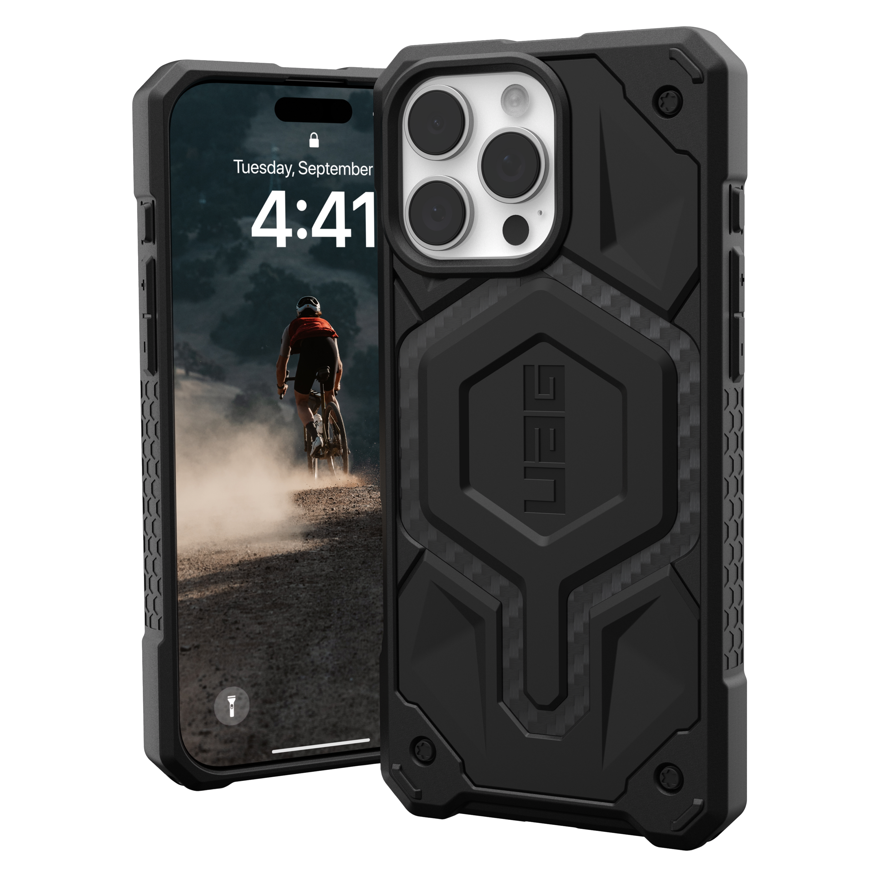 Urban Armor Gear Uag - Monarch Case For Apple Iphone 16 Pro Max - Carbon Fiber