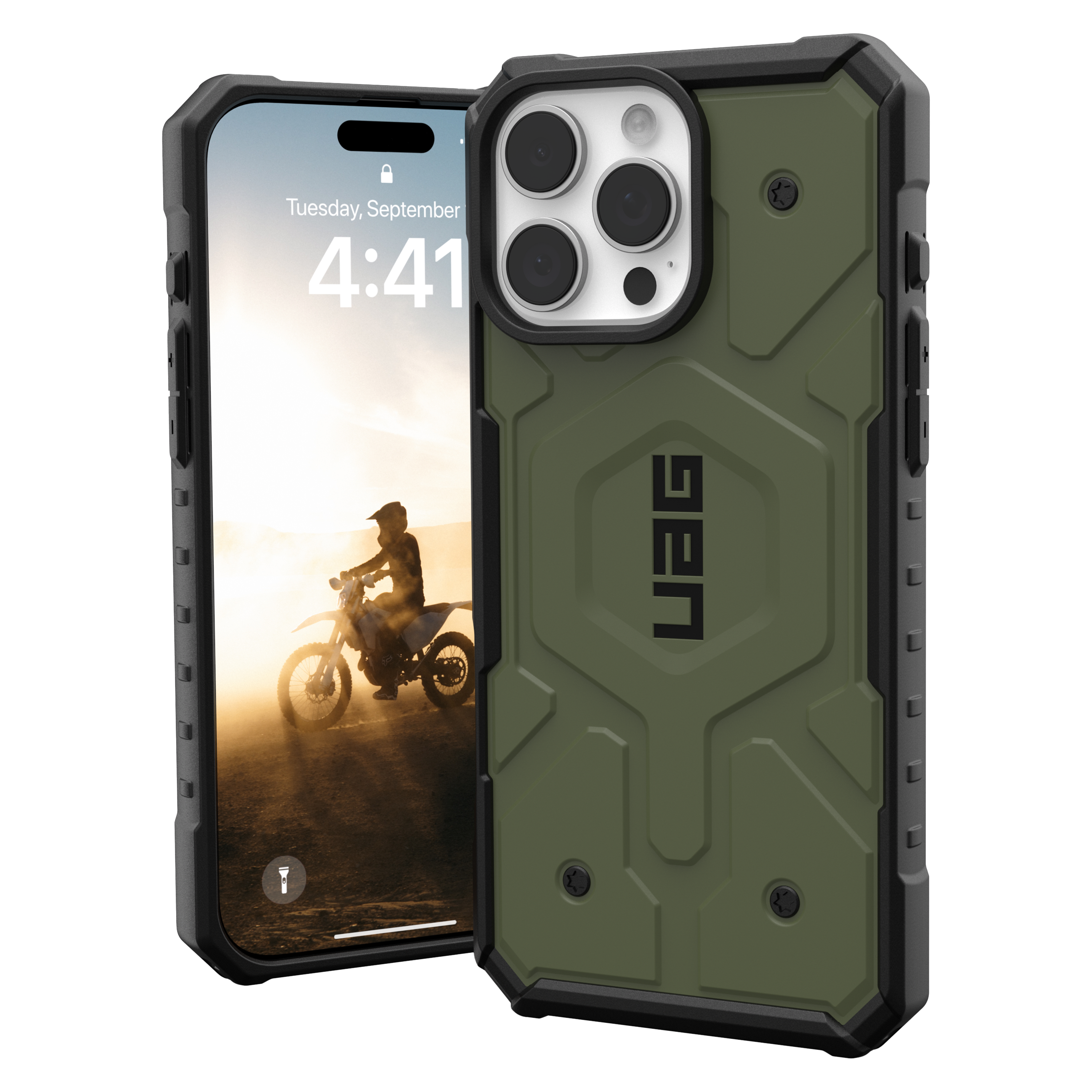 Urban Armor Gear Uag - Pathfinder Magsafe Case For Apple Iphone 16 Pro Max - Olive Drab