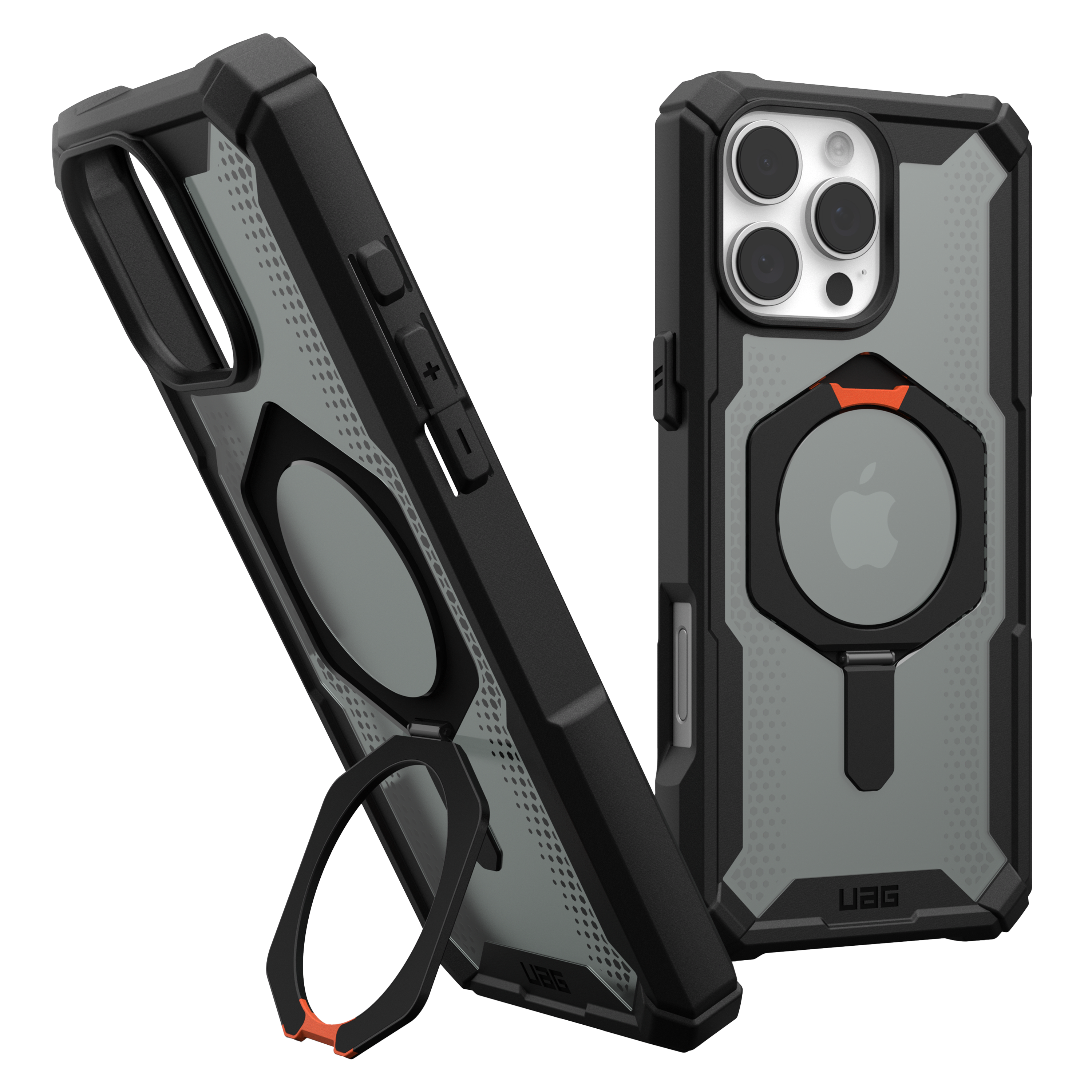 Urban Armor Gear Uag - Plasma Xte Magsafe Case For Apple Iphone 16 Pro Max - Black And Orange