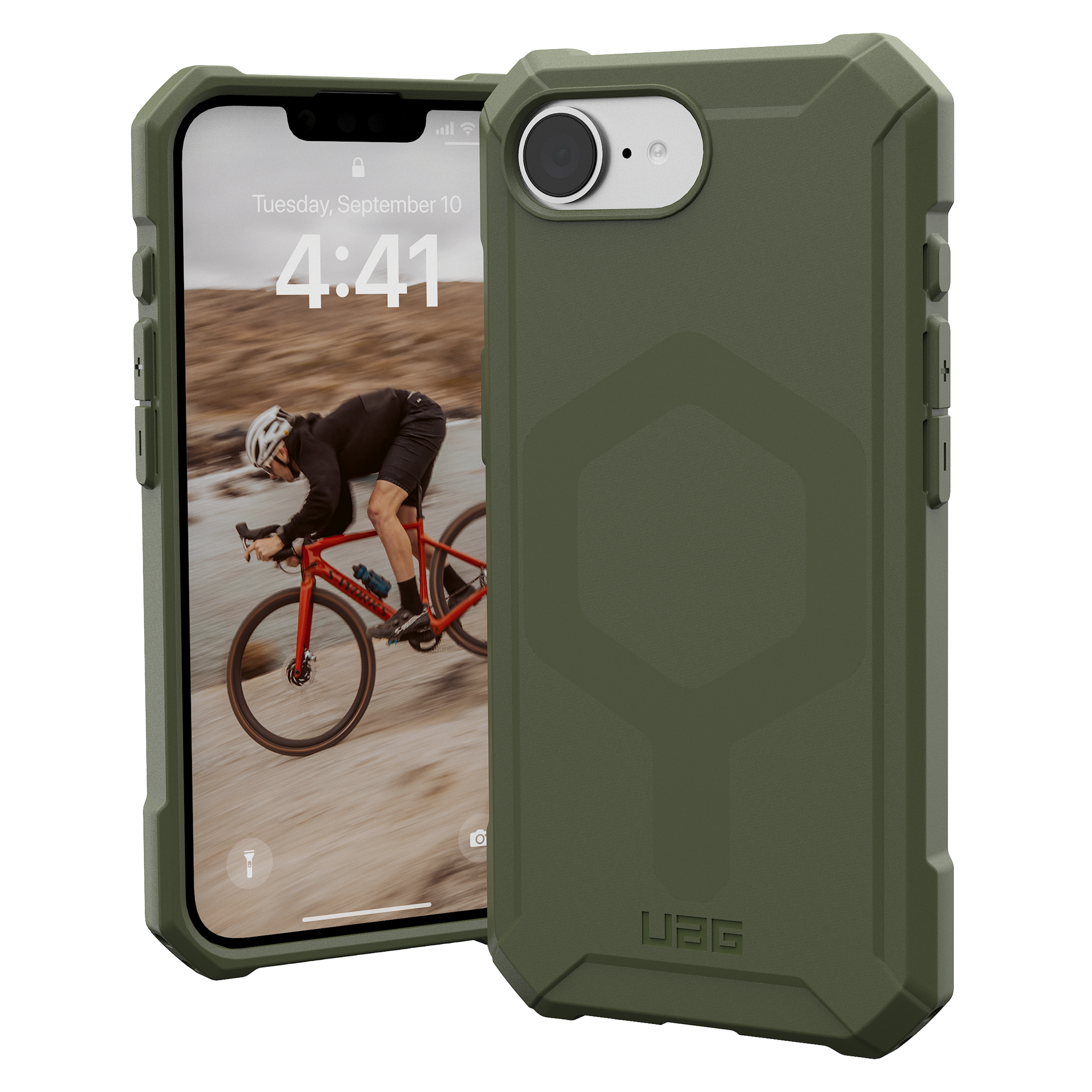 Urban Armor Gear Uag - Essential Armor Magsafe Case For Apple Iphone 16e - Olive Drab
