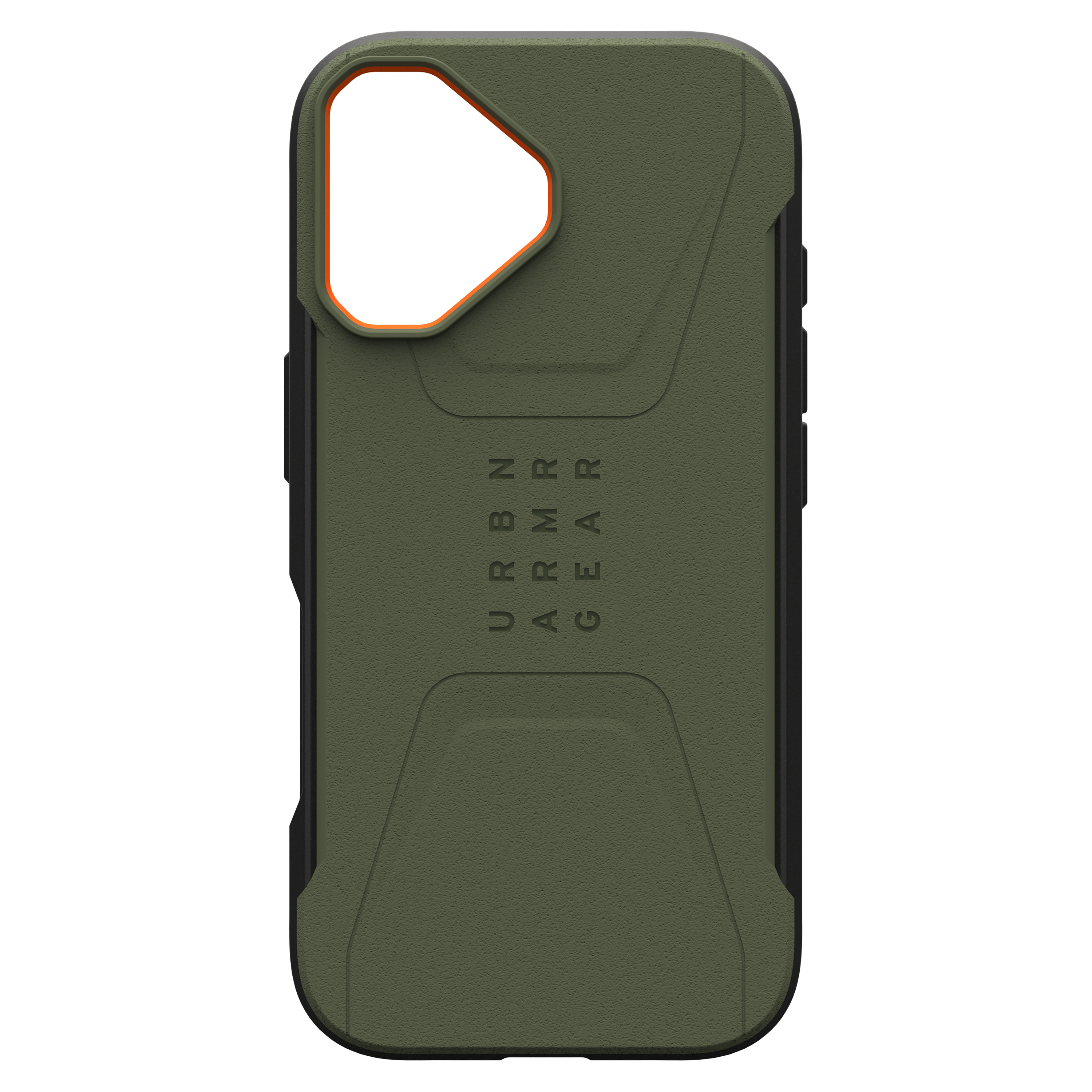 Urban Armor Gear Civilian MagSafe Case for Apple iPhone 17 – Olive and Orange