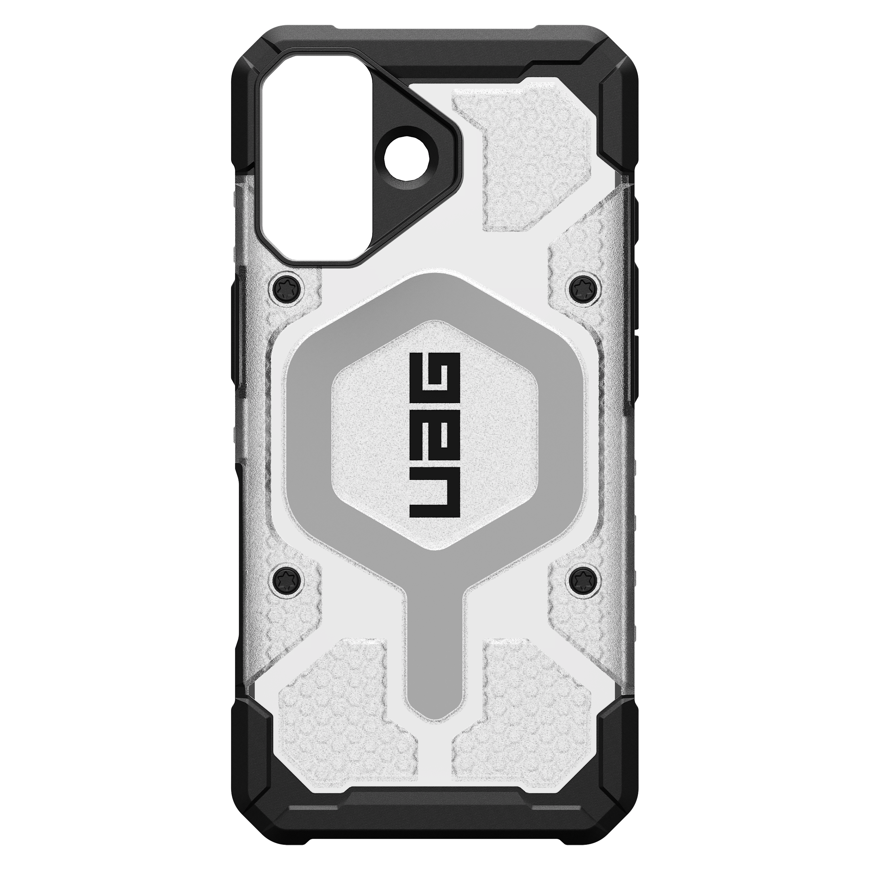 Urban Armor Gear Pathfinder Clear MagSafe Case for Apple iPhone 17 - Ice & Silver