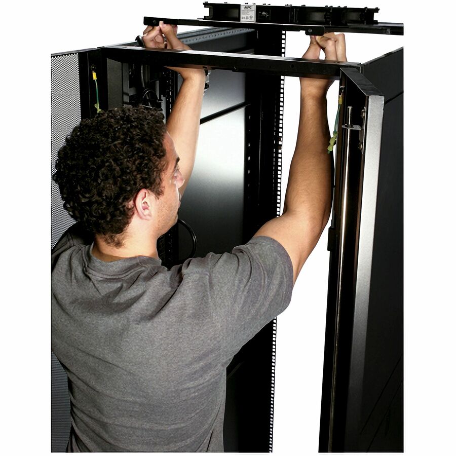 Schneider APC Netshelter SX Roof Fan Tray, 2.36 in, ACF502, Black