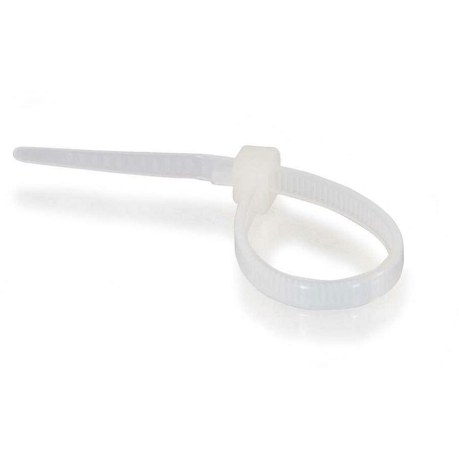 Legrand C2G 7.75in Releasable/Reusable Cable Ties - White - 50pk