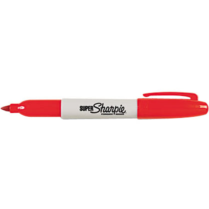 Newell Sharpie Super Bold Fine Point Markers, Red
