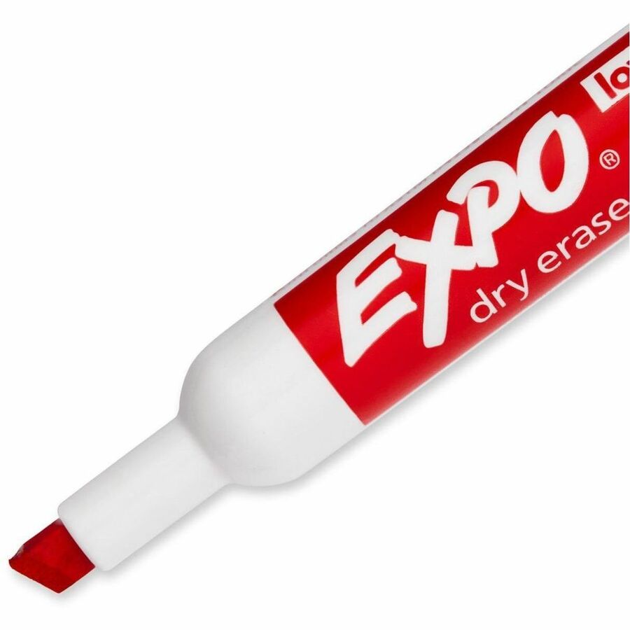 Expo Large Barrel Dry-Erase Markers, Red