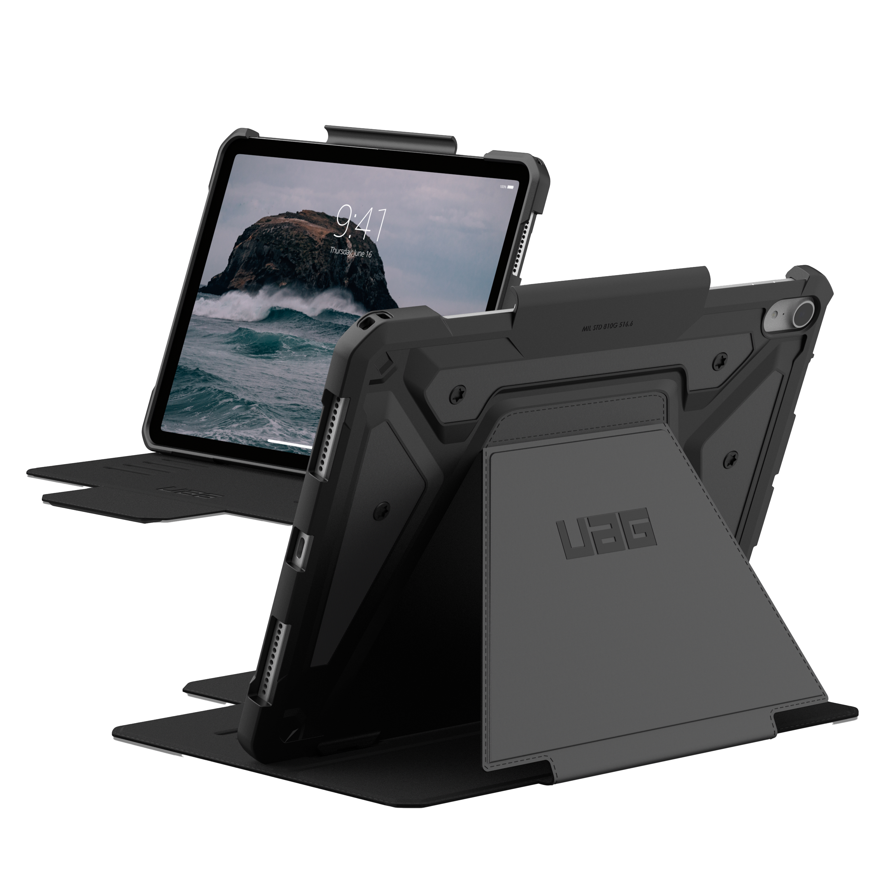 Urban Armor Gear Uag - Metropolis Se Case For Apple Ipad Air 11 - Black