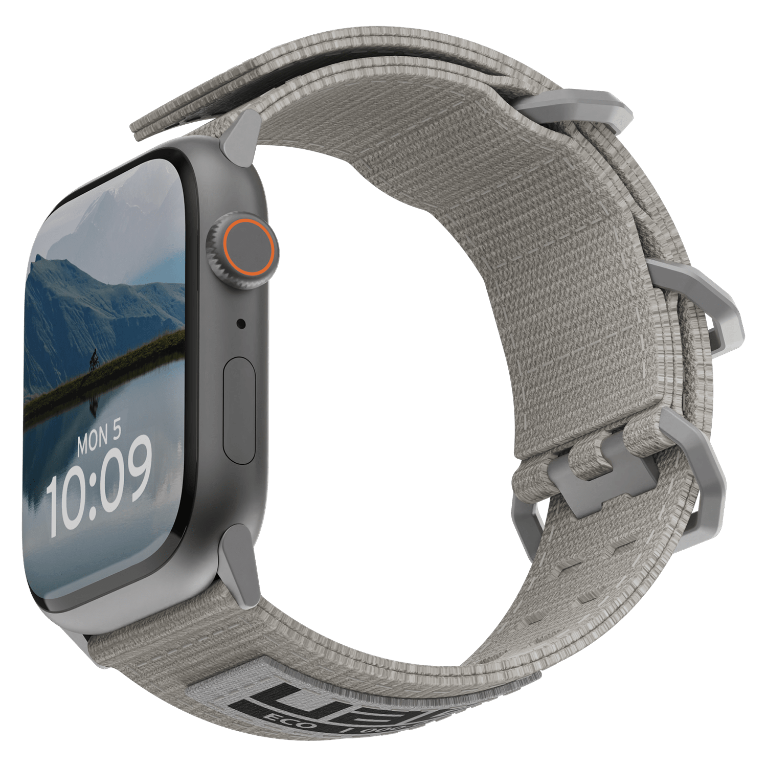 Urban Armor Gear Uag - Nato Eco Watch Strap For Apple Watch 42mm / 44mm / 45mm / 49mm - Titanium